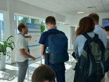 participants at the poster session