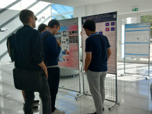 participants at the poster session