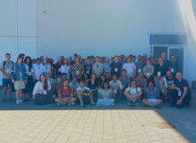 participants outside for a group photo