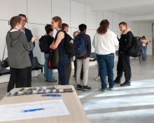 participants in the hallway