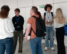 participants in the hallway
