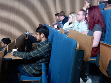 participants in the lecture hall