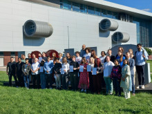 participants and organisers by the I love UG sign