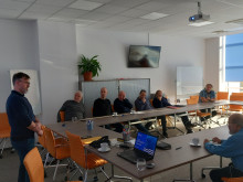 vice-dean presenting at the meeting