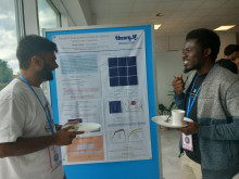 students on poster session