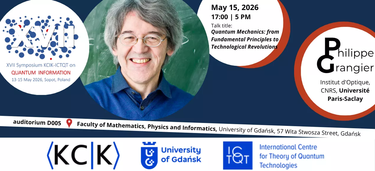 information about Philippe Grangier's lecture